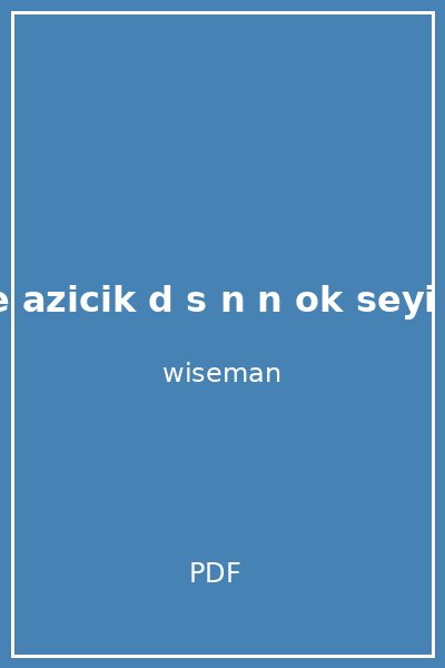 59 saniye azicik d s n n ok seyi degistirin richard