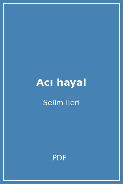 Acı hayal