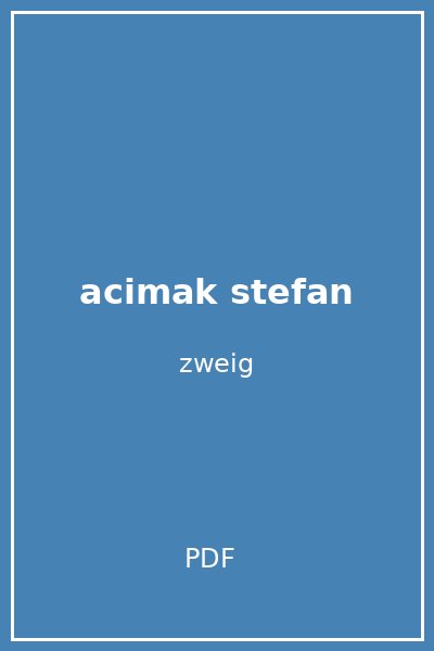 acimak stefan