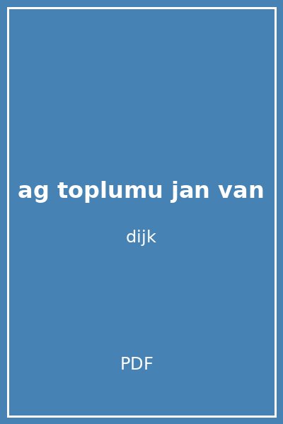 ag toplumu jan van