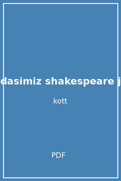 agdasimiz shakespeare jan