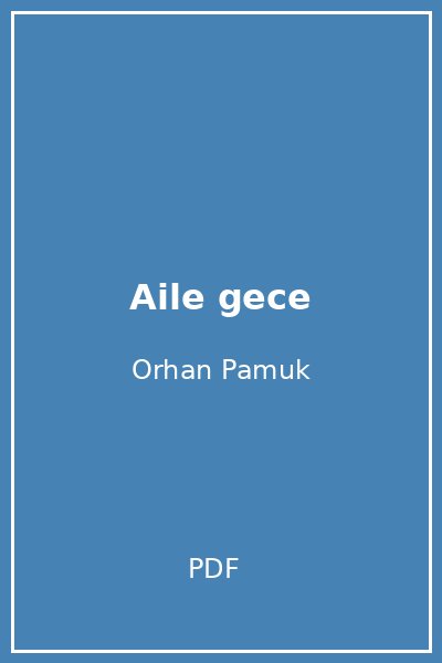 Aile gece