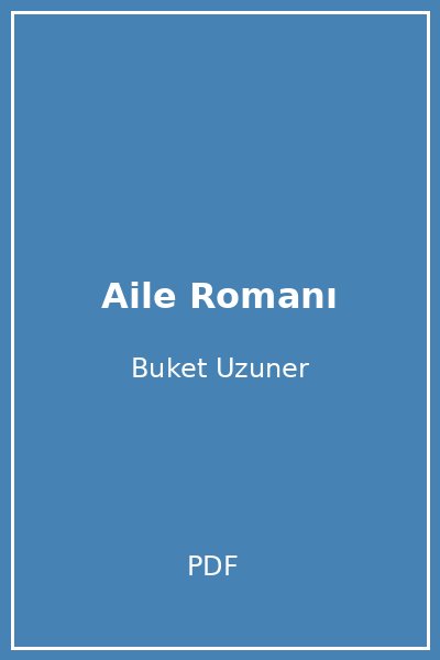 Aile Romanı