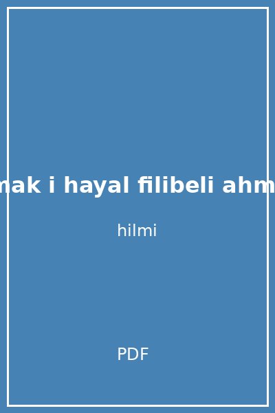 amak i hayal filibeli ahmet