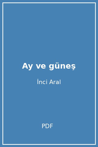 Ay ve güneş