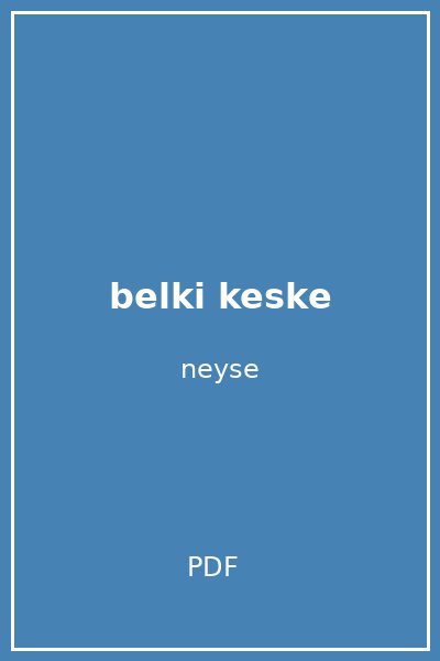 belki keske
