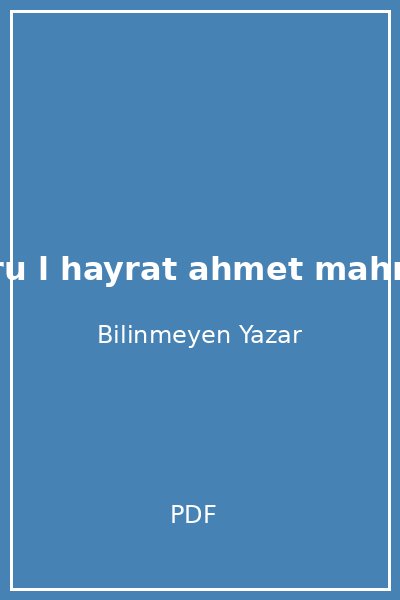 besairu l hayrat ahmet mahmut nl