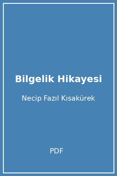 Bilgelik Hikayesi