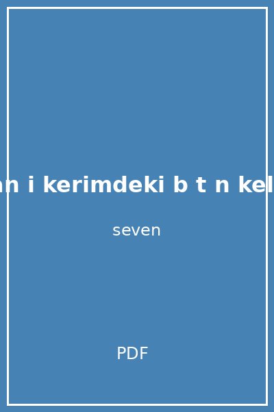 bina kur an i kerimdeki b t n kelime z mleriyle zehra