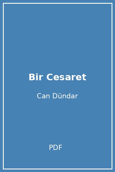 Bir Cesaret