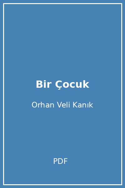 Bir Çocuk