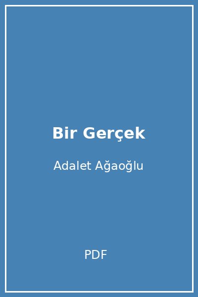 Bir Gerçek