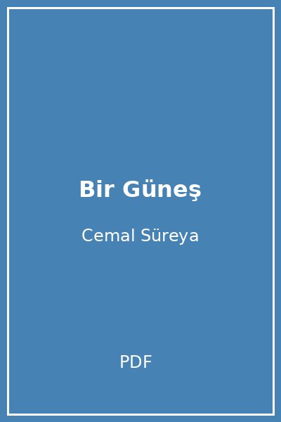 Bir Güneş