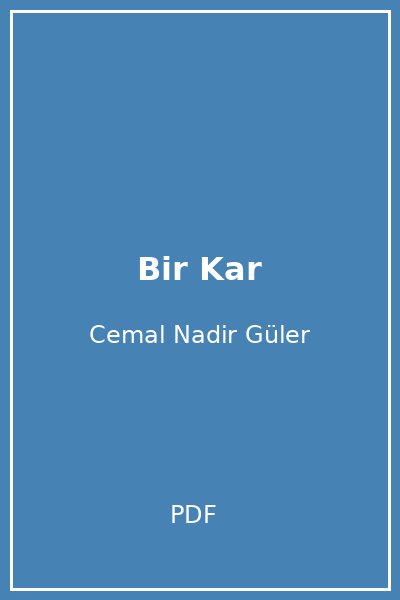 Bir Kar