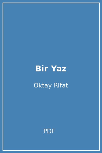 Bir Yaz