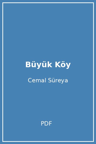 Büyük Köy