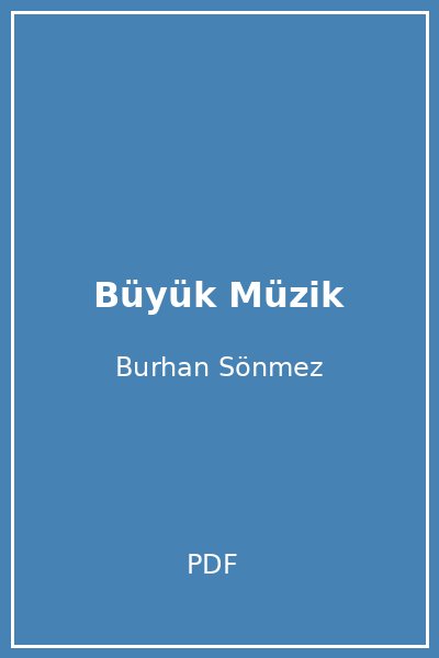 Büyük Müzik