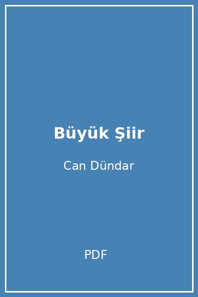 Büyük Şiir
