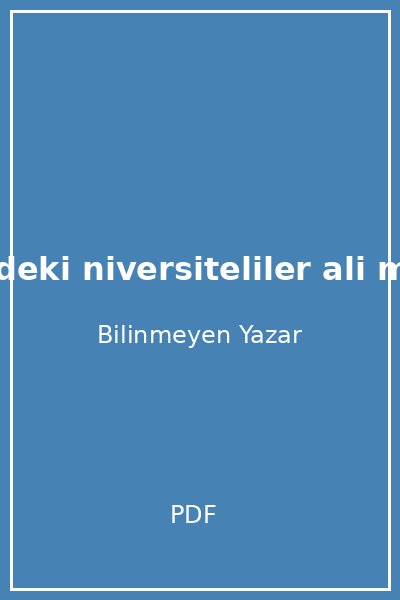 cehennemdeki niversiteliler ali mehmet celal seng r