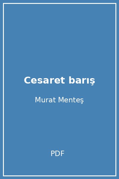 Cesaret barış