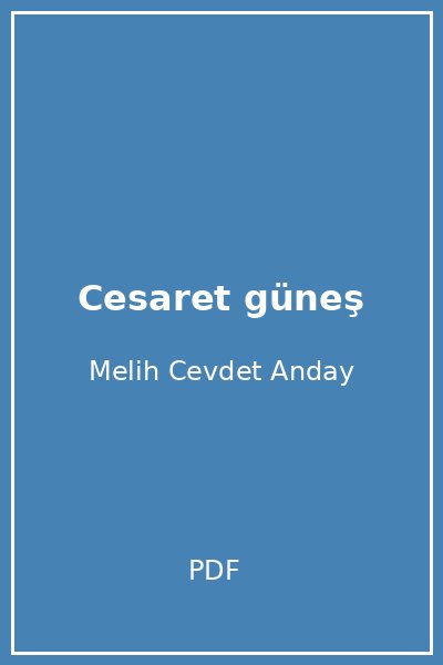 Cesaret güneş