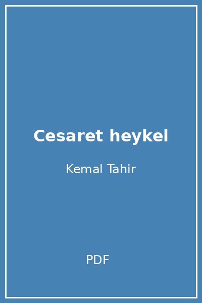 Cesaret heykel