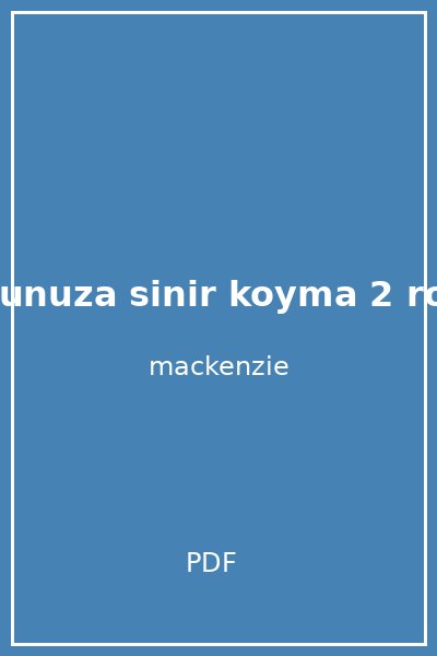 cocugunuza sinir koyma 2 robert j