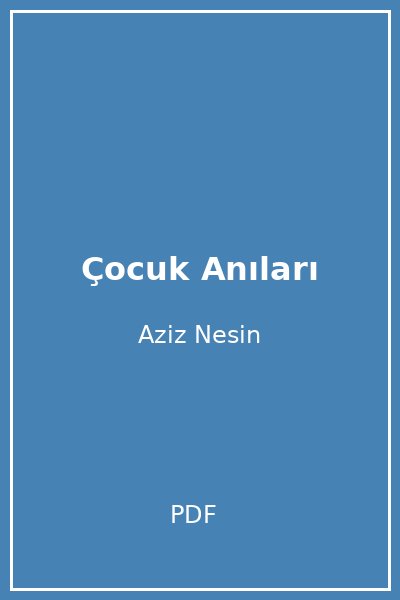 Çocuk Anıları