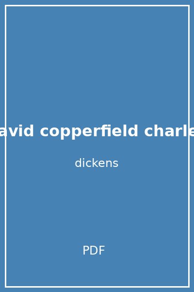 david copperfield charles