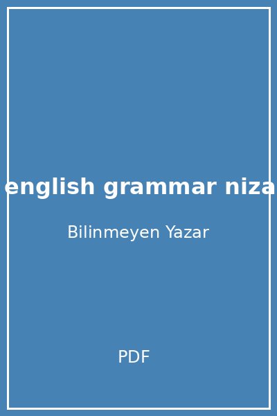 dilko yds english grammar nizamettin er
