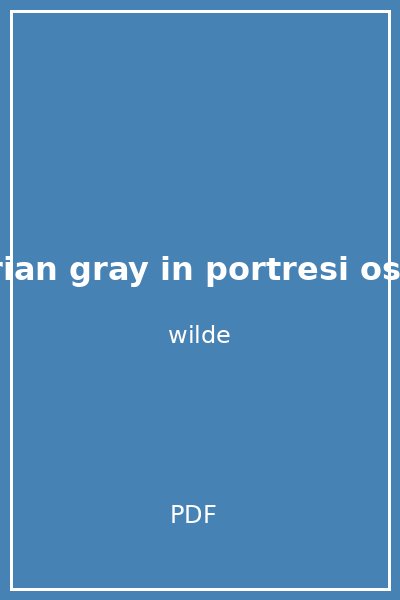 dorian gray in portresi oscar