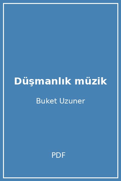Düşmanlık müzik