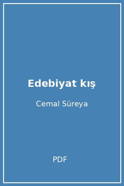 Edebiyat kış