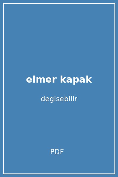 elmer kapak