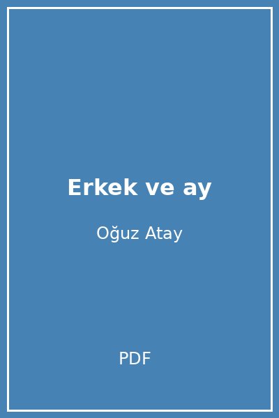 Erkek ve ay