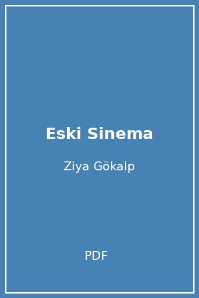 Eski Sinema