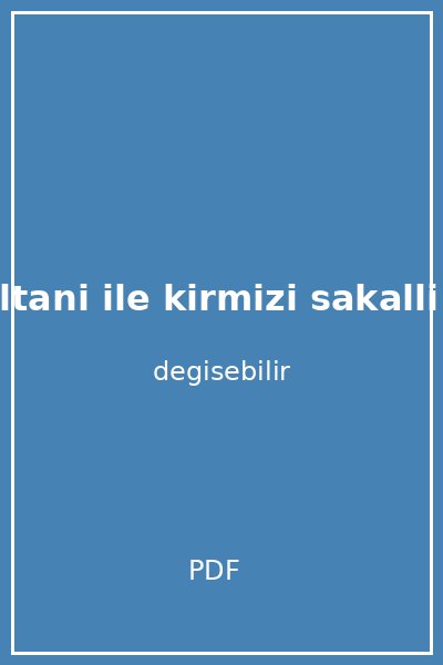filler sultani ile kirmizi sakalli topal karinca kapak