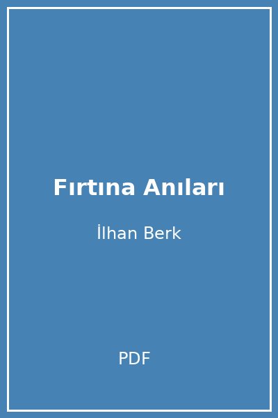 Fırtına Anıları