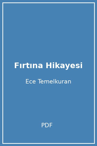Fırtına Hikayesi