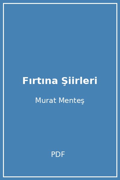 Fırtına Şiirleri