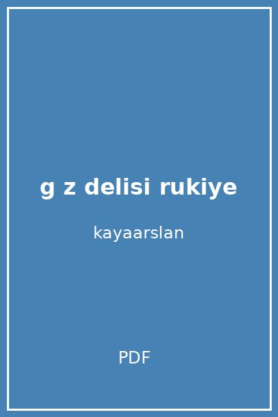 g z delisi rukiye