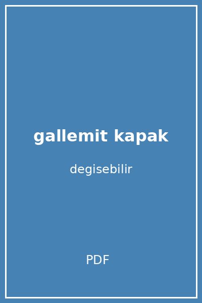 gallemit kapak