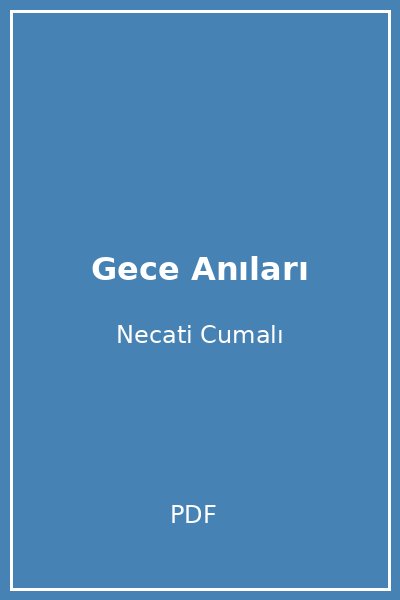 Gece Anıları