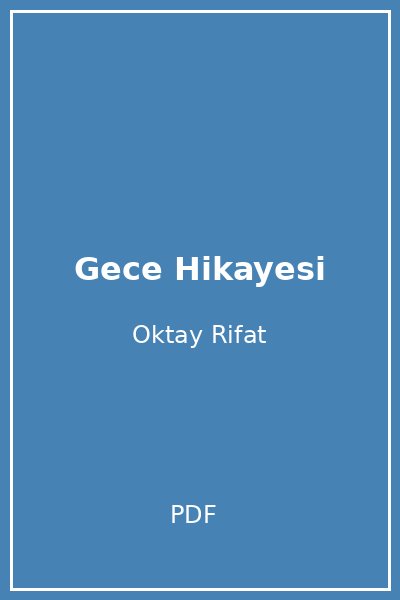 Gece Hikayesi