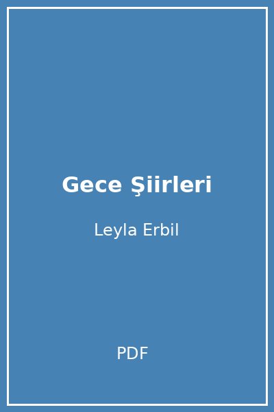 Gece Şiirleri