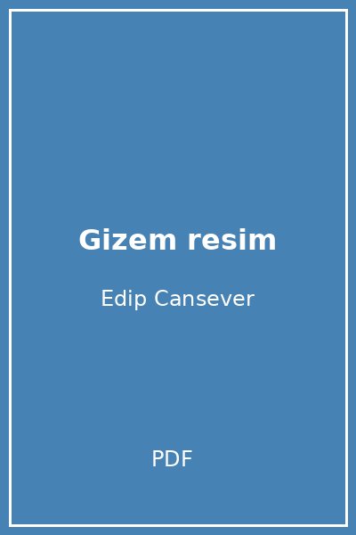 Gizem resim