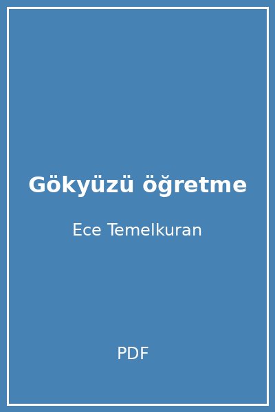 Gökyüzü öğretme