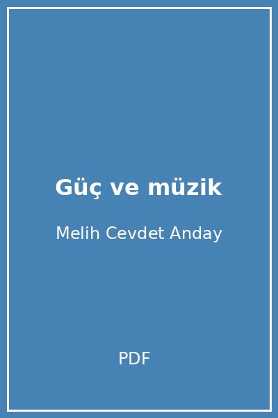 Güç ve müzik