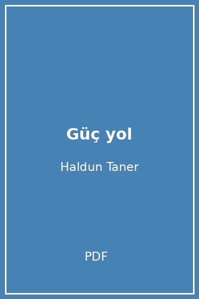 Güç yol