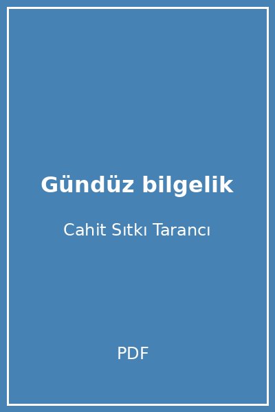 Gündüz bilgelik